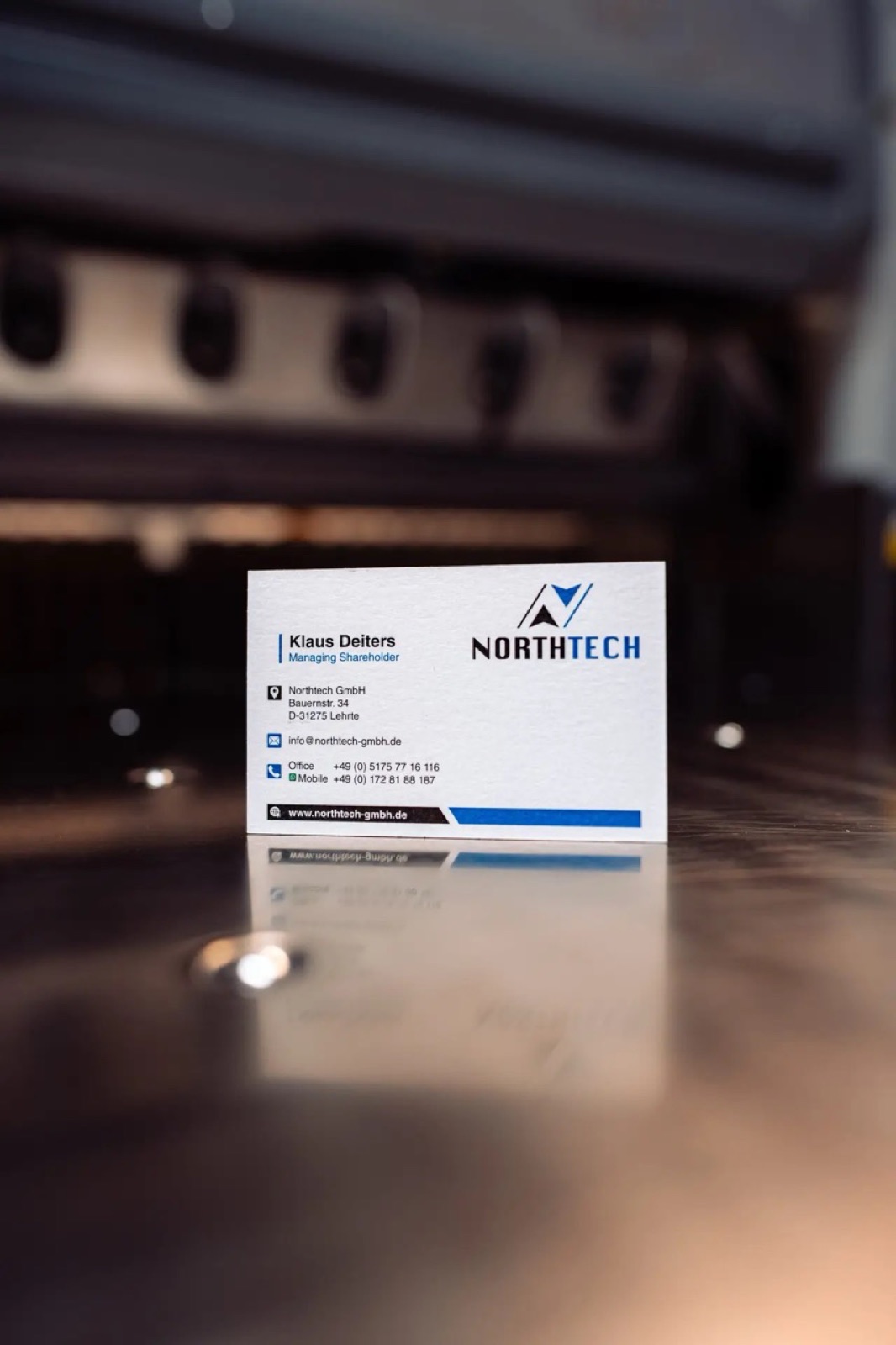 Visitenkarte für Northtech GmbH